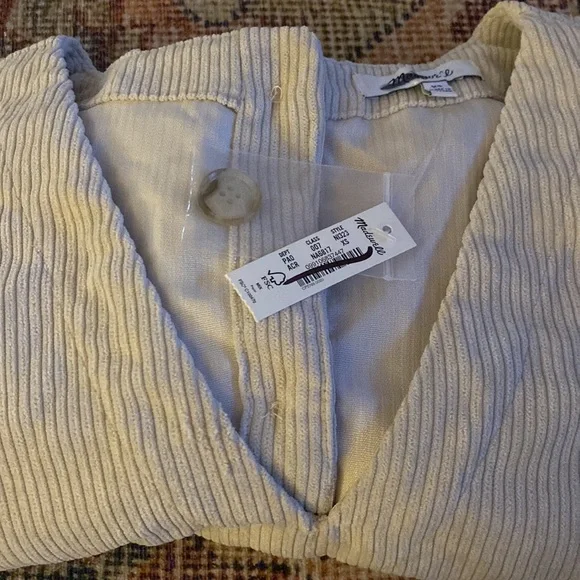Madewell Corduroy V-Neck Top NI323 - Picture 6 of 6